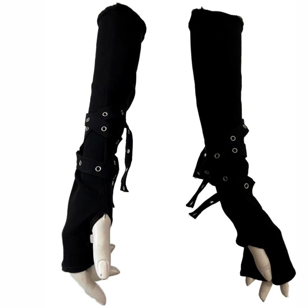 Cycling Gloves - Gotik Tarzı Yarım Parmaklı Gotik Kol