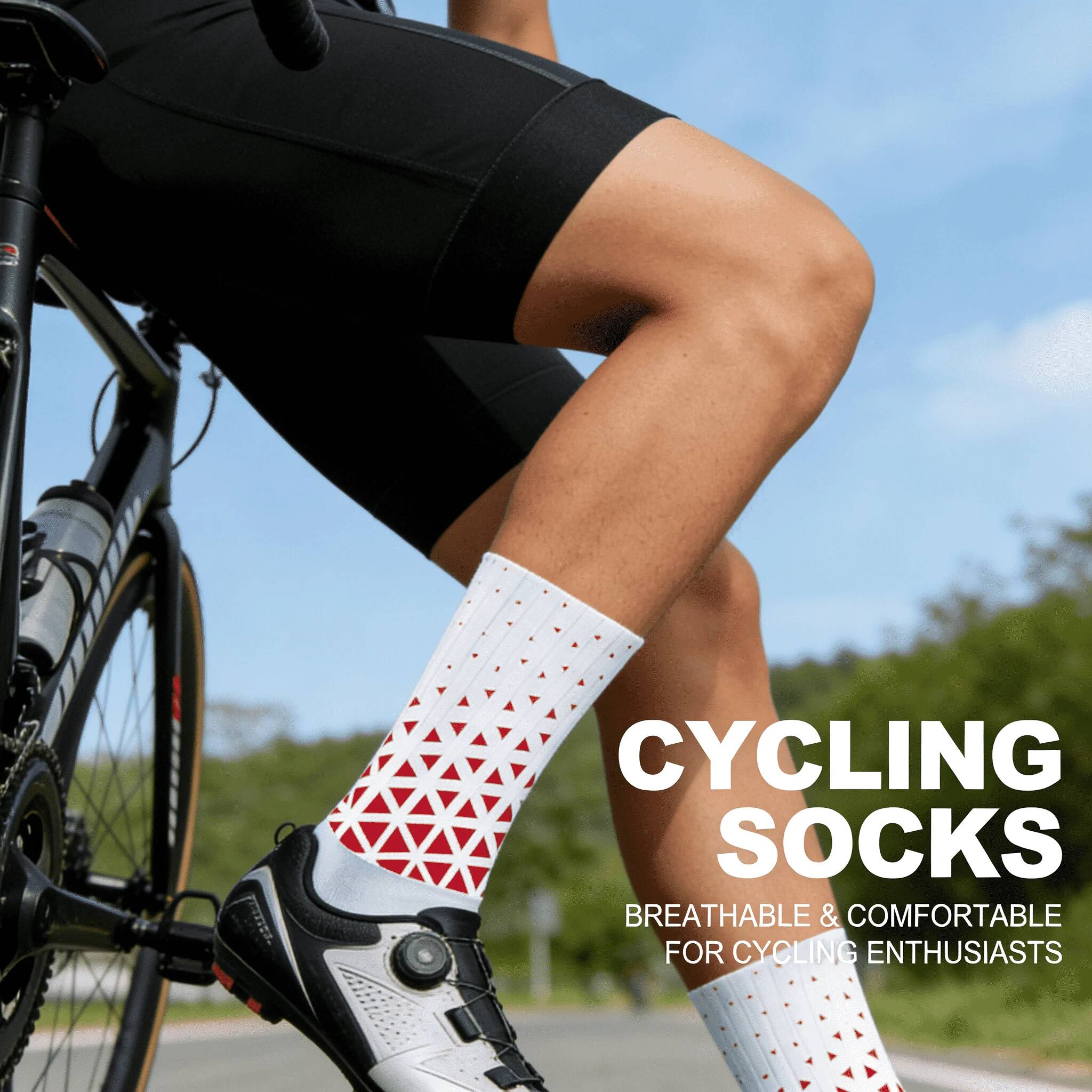 Cycling Gear For Men - 2026 Profesyonel Kaymaz Bisiklet Çorapları Ter