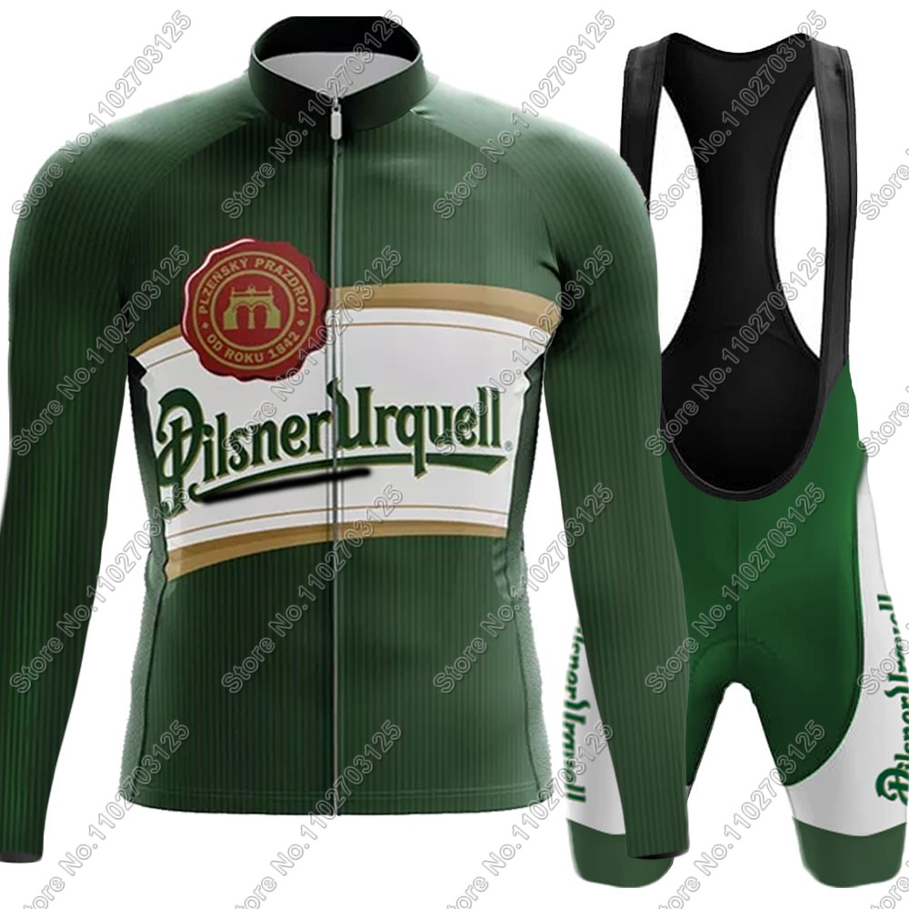 Padded Cycling Shorts - 2025 İçecek Bira Bisiklet Jersey Seti