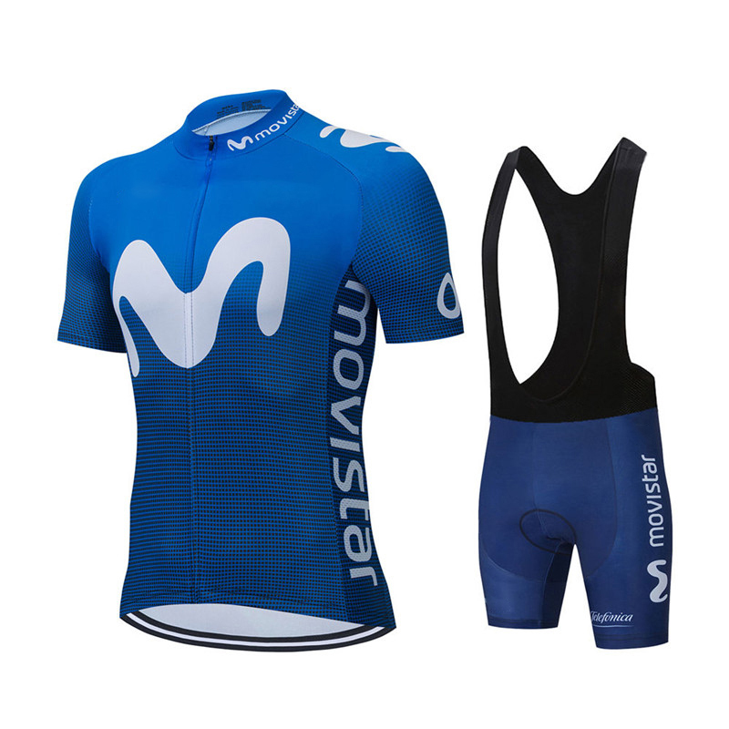Padded Cycling Shorts - Yeni Yaz Movistar Takımı Bisiklet Forması