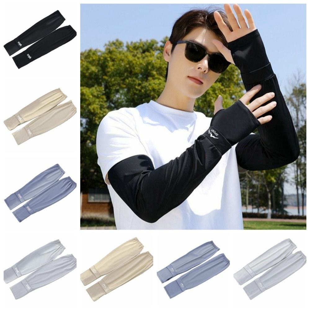 Cycling Gloves - Gevşek Buz İpek Kollu UV Yalıtım