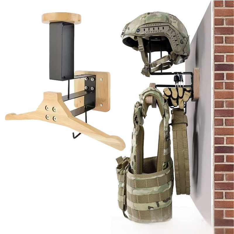 Cycling Gear Organizer Wall - Paslanmaz Çelik Duvara Monte Motosiklet Kaskı