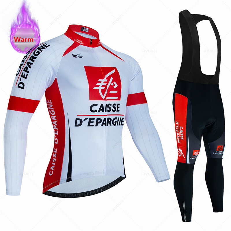 Cycling Gear Winter - Caisse D'Épargne kış termal polar bisiklet