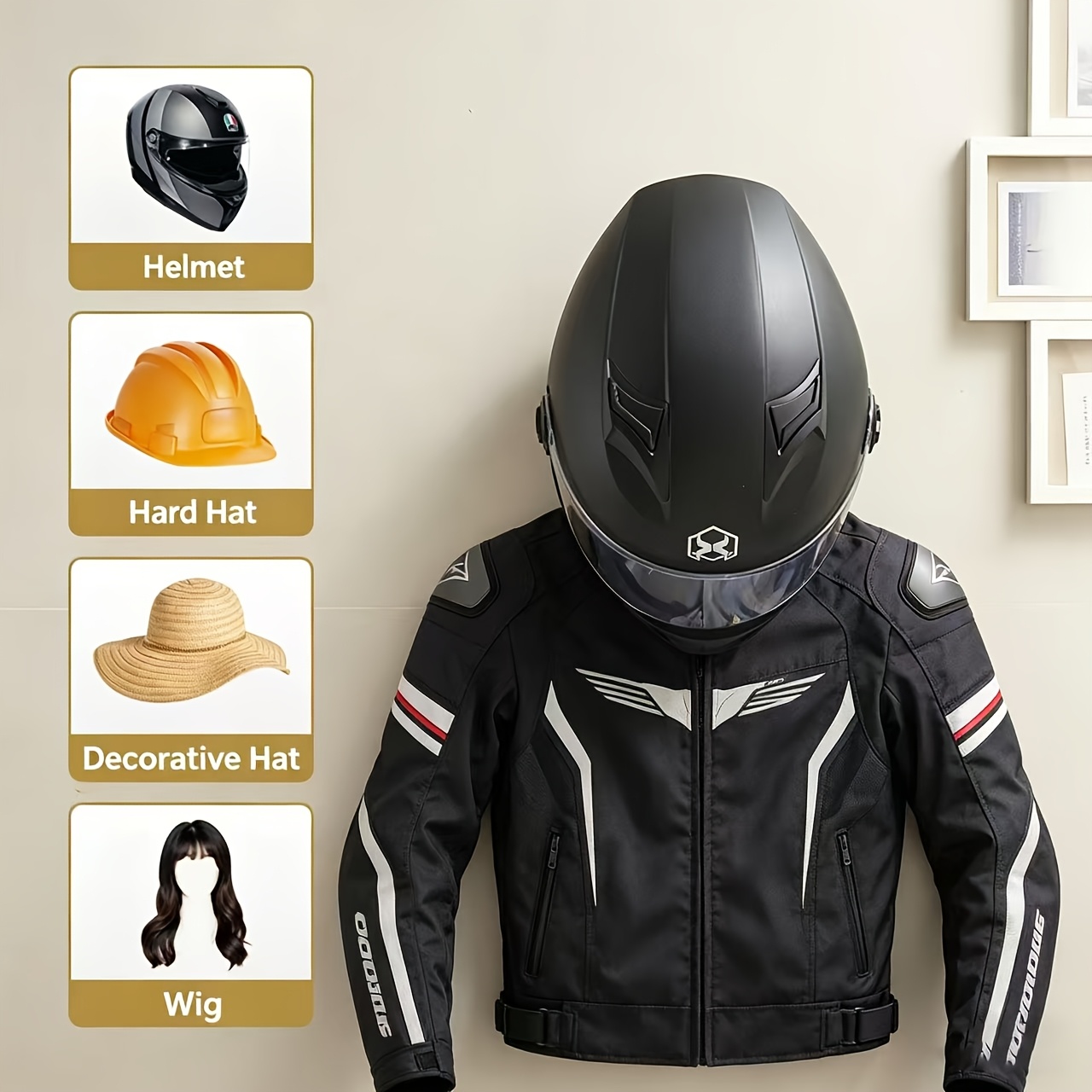 Motosiklet Kask Tutucu Masif A - Cycling Gear Organizer Wall incelemesi ve fiyatı