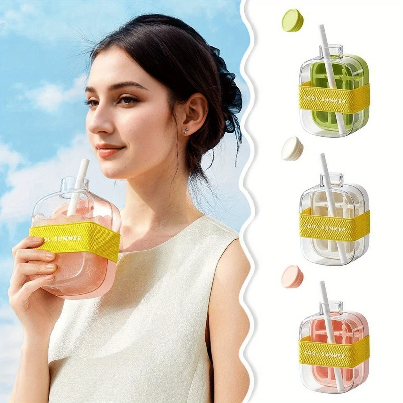 2'si 1 Arada Buz Kalıplı, Tema - Water Bottle Holder incelemesi ve fiyatı